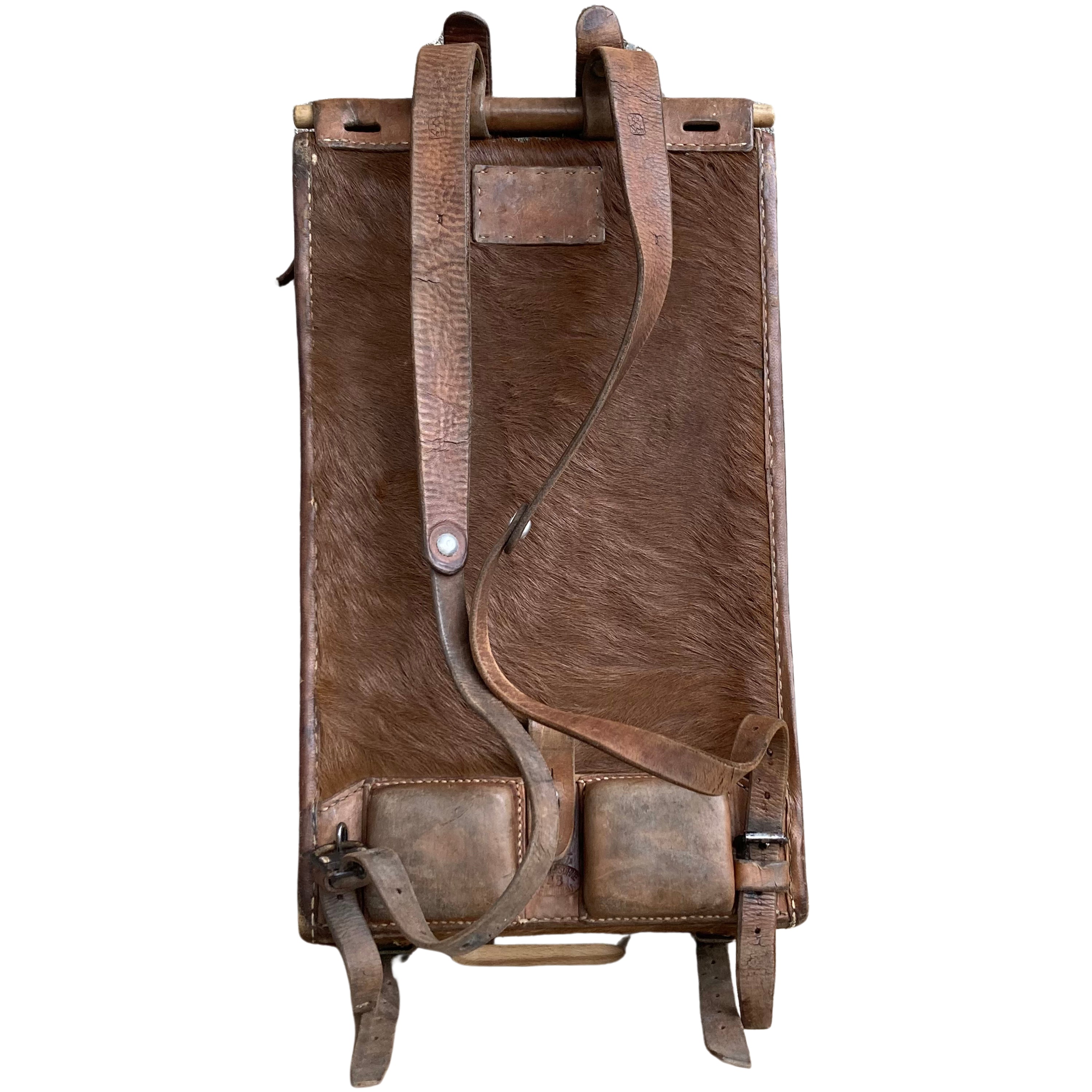 1943 SWISS ARMY "AFFE" COWHIDE RUCKSACK