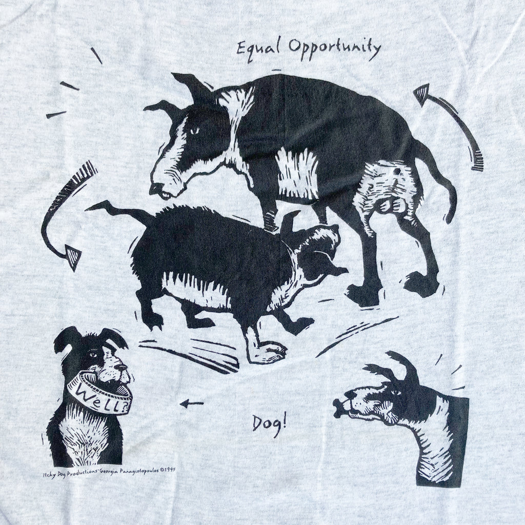 Itchy Dog "Equal Opportunity Dog" Graphic T-shirt (1995/XL)