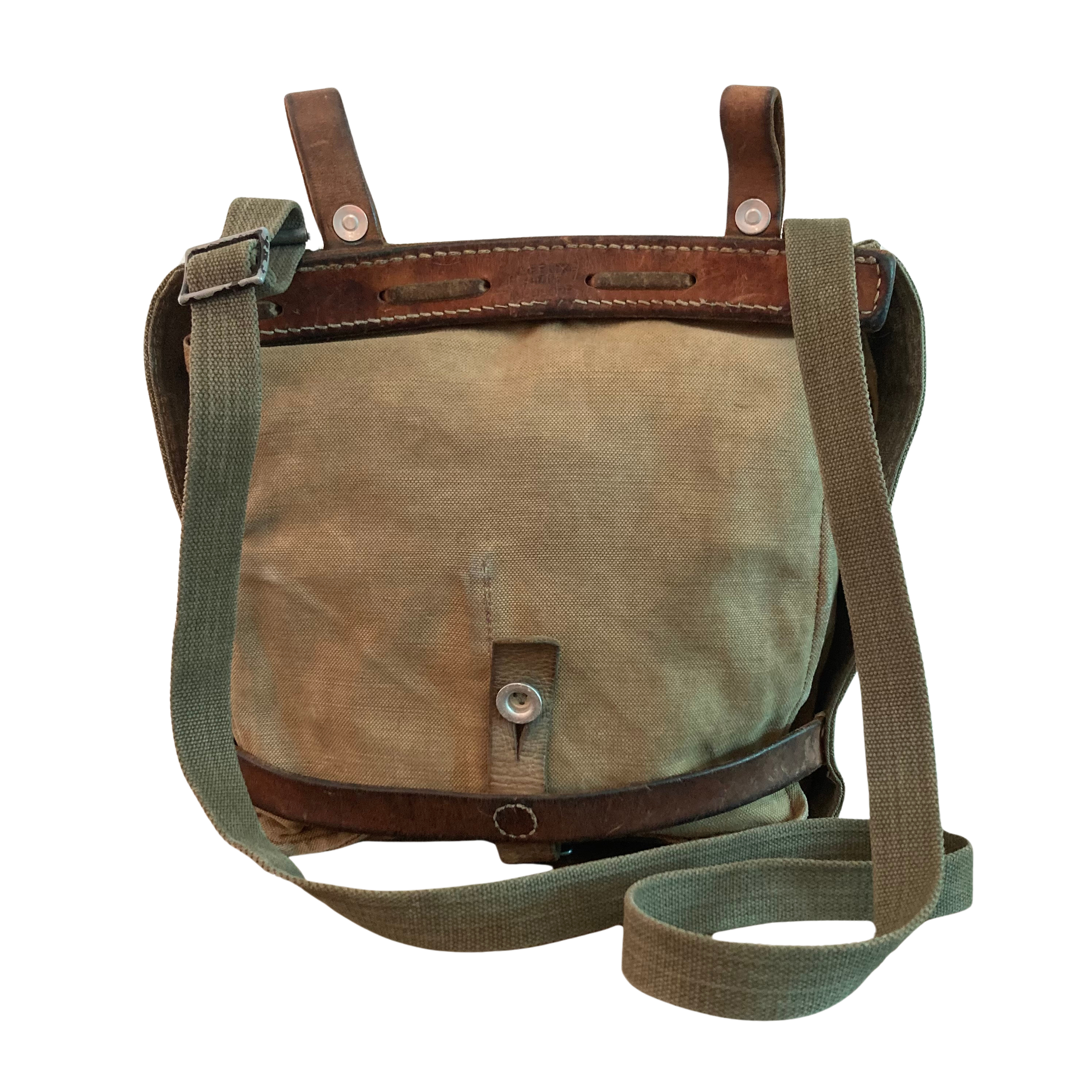 1967 Swiss Army Salt And Pepper Bread Bag