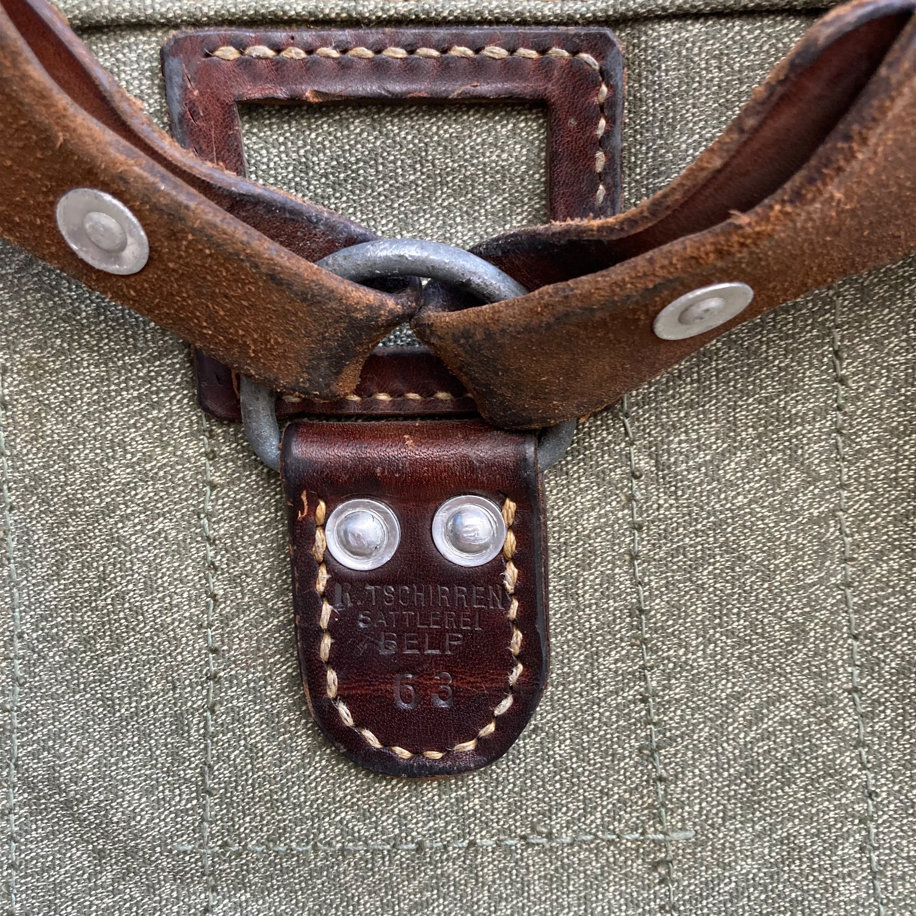 1963 SWISS ARMY SALT & PEPPER RUCKSACK
