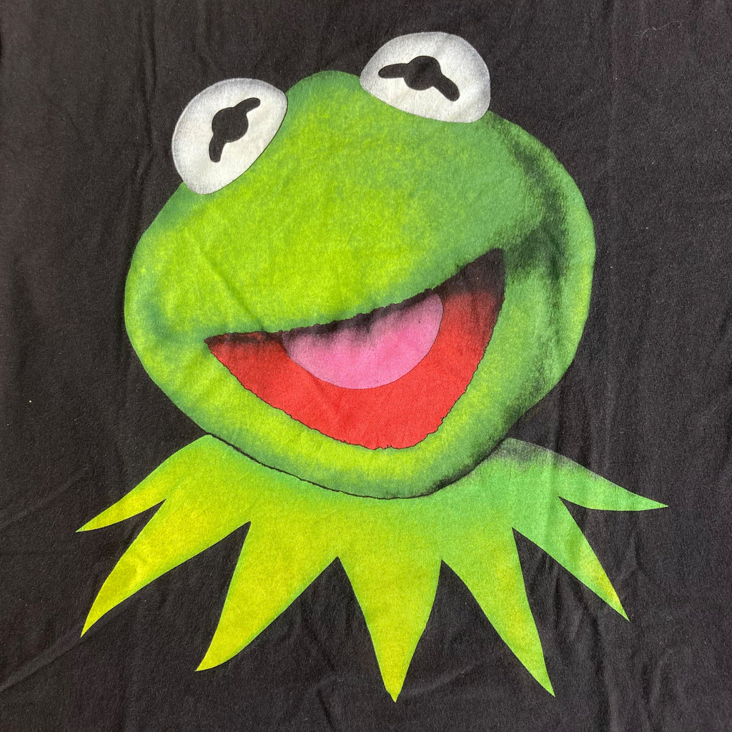 Kermit Collection "Big Face" Graphic T-shirt (1990s/Good Condition/L)