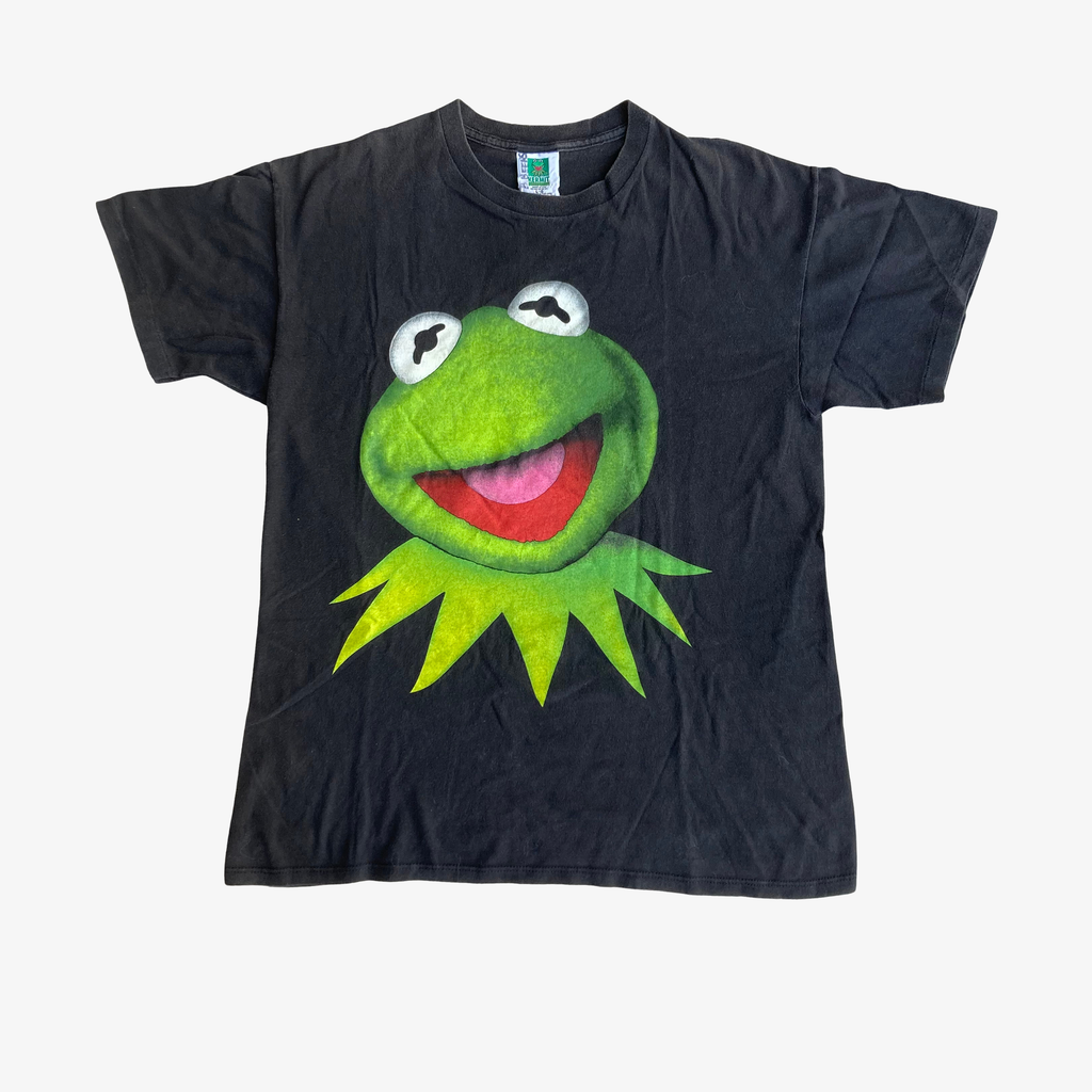 Kermit Collection "Big Face" Graphic T-shirt (1990s/Good Condition/L)